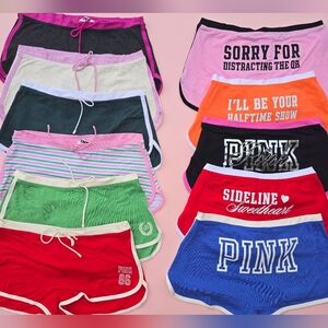 Victoria's Secret Pink Dorm Colorful Boyshort Panties Xs S M L Xl Nwt